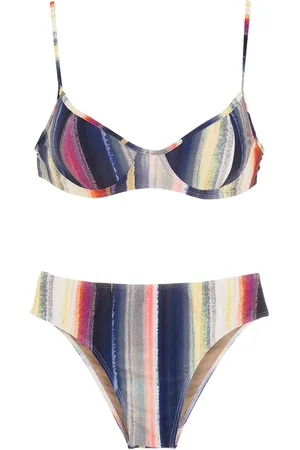 Lygia & Nanny Lilica stripe-print bikini set