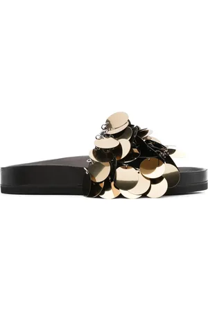 Paco rabanne Sequin-embellished slides