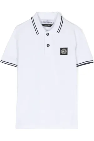Stone Island Compass-appliqu?? polo shirt
