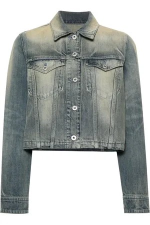 Kenzo Logo-embroidery denim jacket
