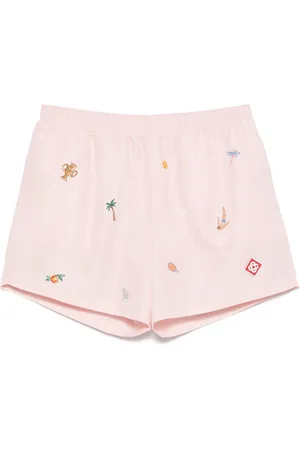 Casablanca Motif-embroidered swim shorts