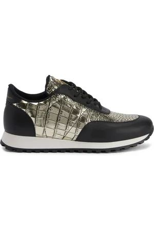 Giuseppe Zanotti Jimi Running panelled metallic sneakers
