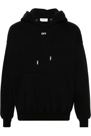 OFF-WHITE Arrows-embroidered cotton hoodie