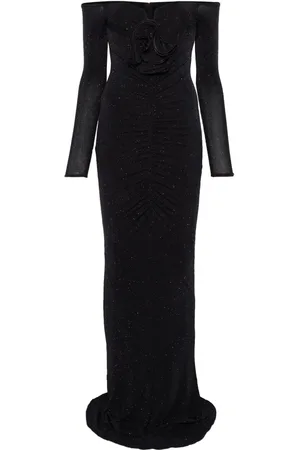 NISSA Floral-appliqu?? gown