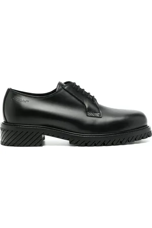 OFF-WHITE Military leather Derby shoes