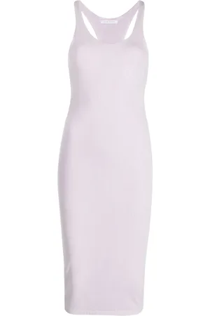 JOHN ELLIOTT Mineral ribbed-knit midi dress