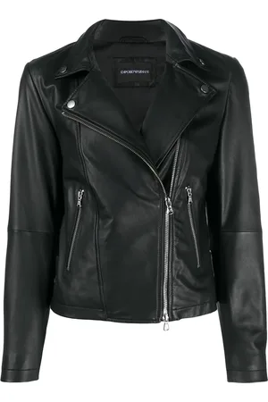 Emporio Armani Zipped biker jacket