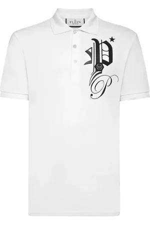 Philipp Plein Gothic Plein cotton polo shirt