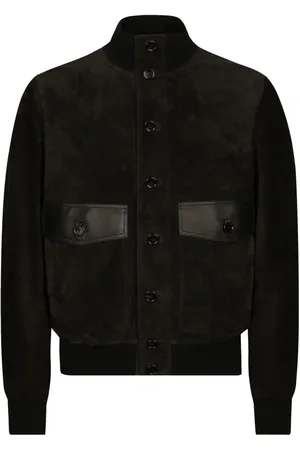 Dolce & Gabbana Leather bomber jacket