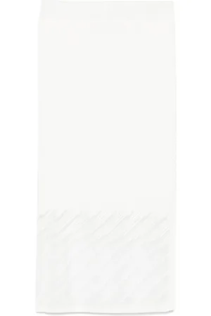 DKNY Sheer-panels midi skirt