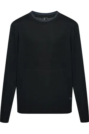 Paul Smith Contrast-collar merino wool sweater