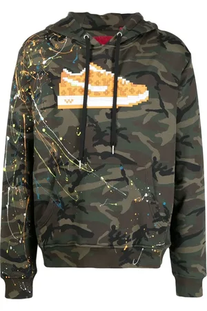 MOSTLY HEARD RARELY SEEN Camouflage-print long-sleeve hoodie