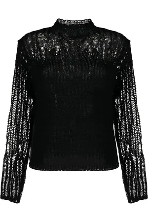 Chloé Mock-neck gradient-effect jumper
