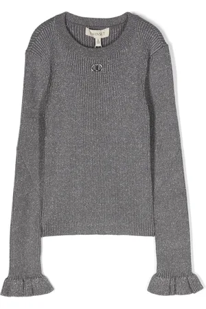Twin-Set Ribbed-knit Lurex jumper