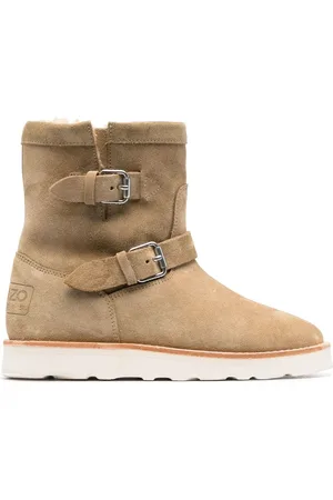 Kenzo Buckle-detail suede boots