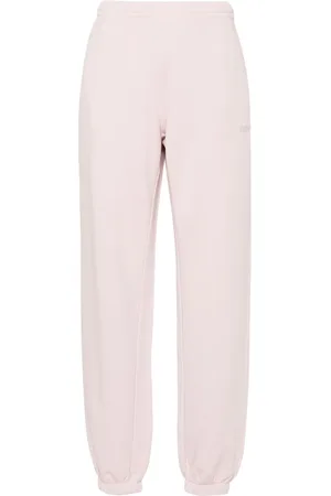 ROTATE Logo-embroidered track pants