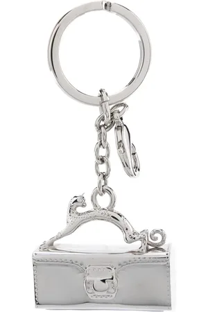 Lanvin Pencil Cat charm keyring
