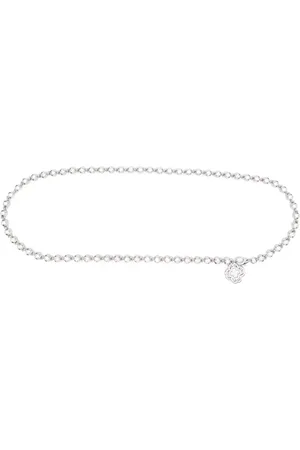 Maje Crystal-chain belt
