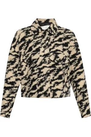 Isabel Marant Ferida zebra-print coat