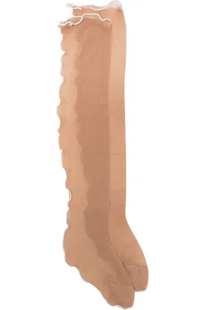 MAISON CLOSE Contrast-lining stretch tights