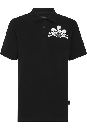Philipp Plein Skull logo polo shirt