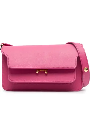 Marni Trunk leather shoulder bag
