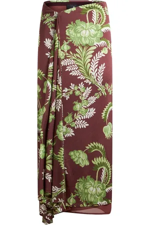 Etro Floral-print midi skirt