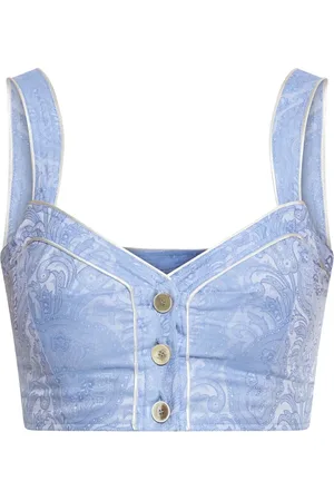 Etro Printed cropped top