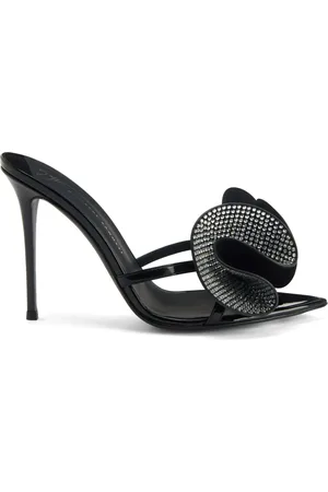 Giuseppe Zanotti Crystal-embellished appliqu??-detail sandals