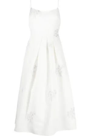 Sachin & Babi Audra floral-embroidered dress