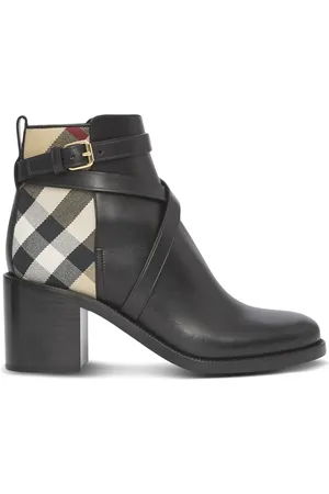 Burberry House Check mid-heel boots