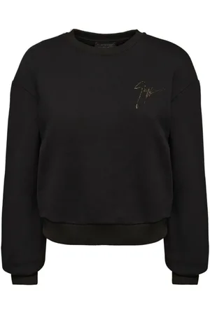 Giuseppe Zanotti Sauvanne crystal-logo sweatshirt