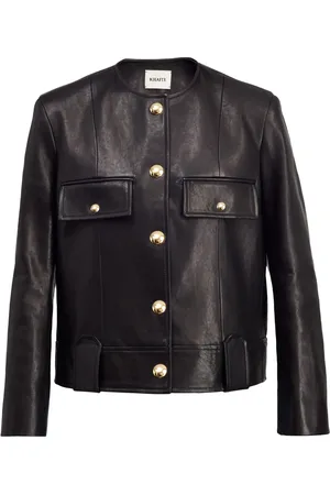 Khaite The Laybin leather jacket