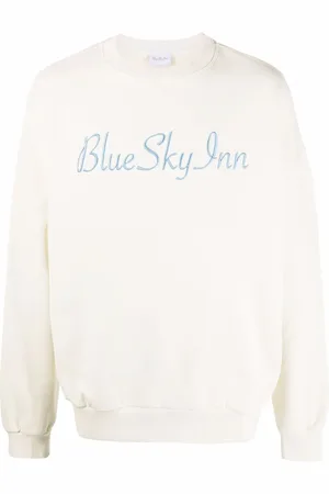 BLUE SKY INN Logo-embroidered cotton sweatshirt