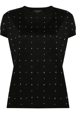 Fabiana Filippi Studded cotton T-shirt