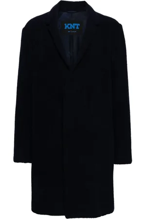 Kiton Single-breasted fleece coat
