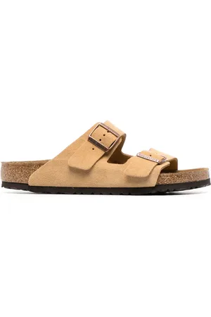 Birkenstock Arizona "Suede Leather-Latte Cream"