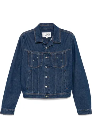 Ludovic De Saint Sernin Self Portrait-print denim jacket