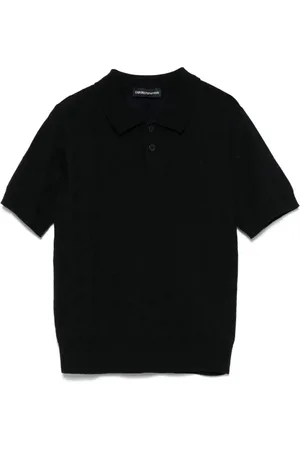 Emporio Armani Logo-jacquard polo shirt
