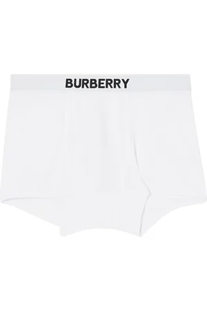 Burberry Logo Detail Stretch Cotton Boxer Shorts