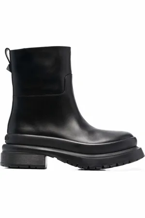 VALENTINO GARAVANI Rockstud almond-toe ankle boots