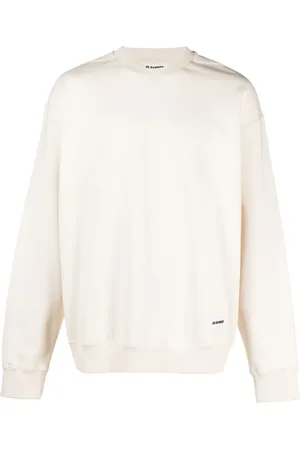 Jil Sander Logo-patch cotton sweatshirt