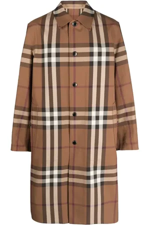 Burberry Vintage Check-pattern cotton coat