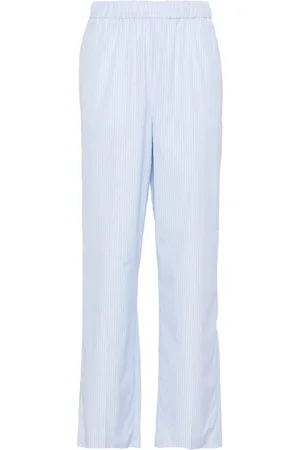 Fabiana Filippi Striped cotton trousers