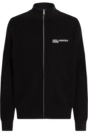 Karl Lagerfeld Logo-embroidered cardigan
