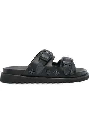 TOGA PULLA Stud-embellished leather slides