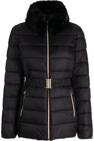 Michael Kors Faux-fur collar quilted jacket