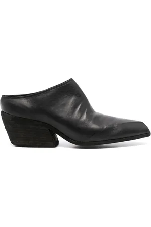 GUIDI 65mm leather slippers