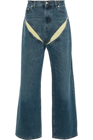 Y / PROJECT Evergreen cut-out detail jeans
