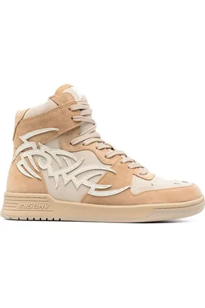 MISBHV Panel-detail suede sneakers